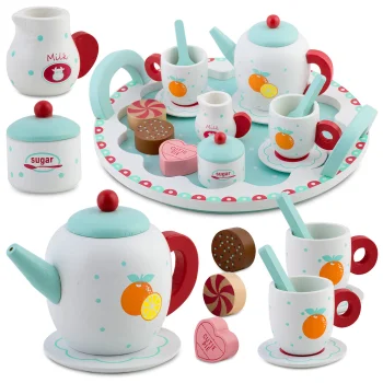 Ricokids RK-869 medinis žaislinis arbatos rinkinys