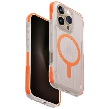 Uniq Combat Active Magclick dėklas telefonui iPhone 16 Pro, oranžinis