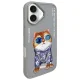 Nimmy Glasses Cool Cat dėklas iPhone 16 6.1\", pilkas