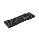 Membraninė žaidimų klaviatūra Wozinsky WKG-200 RGB su ratuku, juoda