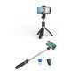 Tech-Protect L01S Bluetooth asmenukių lazda ir stovas iki 70cm - juoda