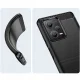 Xiaomi Redmi Note 12 5G / Poco X5 5G Tech-Protect TPUCarbon Fiber TPU Protective Case Cover, Black