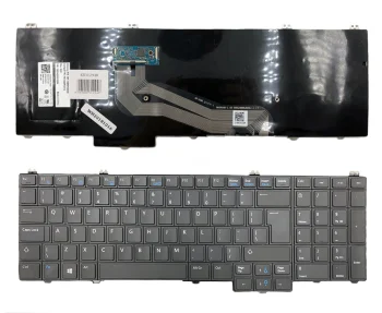 Klaviatūra Dell Latitude E5540 / 15-5000, juoda