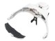 Headband Magnifier with 4 LED Lights & 5 Lenses up to 3.5x, White