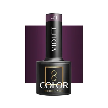 Ocho Nails Violet 411 Hybrid Nail Polish, 5g