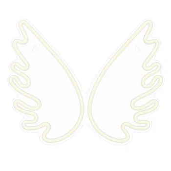 LED neono dekoracija Forever Light Wings, šilta balta
