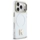 Karl Lagerfeld IML K Head Logo MagSafe dėklas Apple iPhone 17 Pro, permatomas
