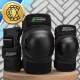 Protective Gear Set for Rollerblading and Cycling, 6 Pcs, Size L, Black