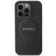 Guess dėklas iPhone 14 Pro telefonui Saffiano MagSafe, juodas