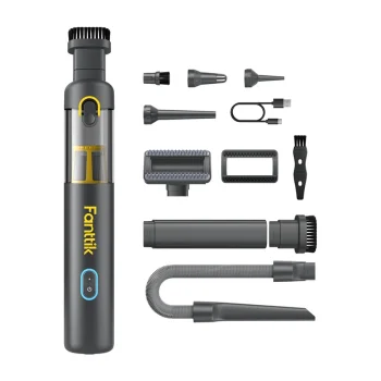 Cordless Car Vacuum Cleaner Fanttik V8 Apex 19000Pa Gray