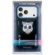 Nimmy Glasses Cool Cat MagSafe dėklas iPhone 17 Pro Max telefonui, juodas / mėlynas