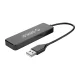Orico FL01 USB-A šakotuvas su 4x USB 2.0 jungtimis, juodas