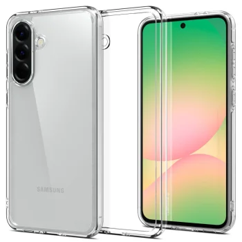 Spigen Ultra Hybrid dėklas Samsung Galaxy A56 5G, skaidrus