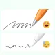 Išmanusis rašiklis Metapen Pencil Air8 Pro X skirtas iPad, oranžinis