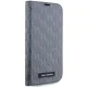 Karl Lagerfeld dėklas iPhone 14 Pro Max telefonui Saffiano Monogram, sidabrinis