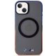 BMW dėklas iPhone 14 telefonui Gradient Bumper MagSafe, pilkas