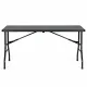 Sulankstomas pobūvių ir sodo stalas MultiGarden 153x70 cm, juodas