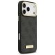 Guess 4G Logo Plate MagSafe dėklas, skirtas iPhone 17 Pro Max, juodas