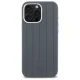Mercedes dėklas iPhone 16 Pro Max telefonui Silicone Stripes MagSafe, pilkas