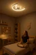 Case LED lubinis šviestuvas vaikų kambariui Moon, reguliuojamas, baltas