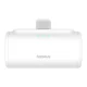 Išorinė baterija Baseus Compact IP 5000mAh 20W, balta