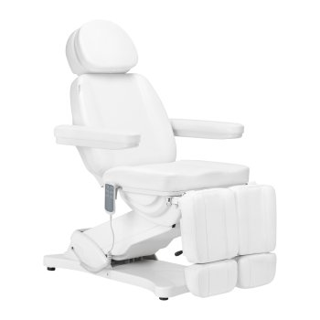 Elektrinė pedikiūro kėdė Sillon Classic, 3 varikliai, balta
