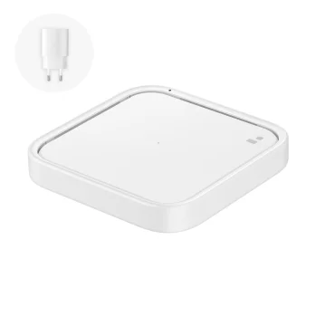 Samsung EP-P2400TWEGEU 15W belaidis įkroviklis su sieniniu įkrovikliu, baltas