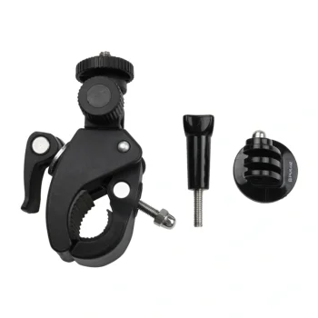 Puluz PU177B vairo laikiklis veiksmo kameroms su 1/4" sriegiu, juodas