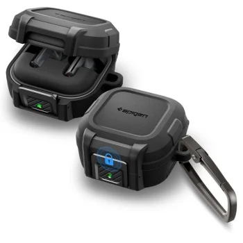 Spigen Lock Fit Case for Samsung Galaxy Buds 4 / 4 Pro - Matte Black