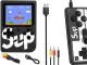 Nešiojama mini retro žaidimų konsolė, 400 žaidimų, 3.0\" LCD, su TV laidu ir pulteliu, juoda