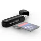 Orico CRS21 USB 3.0 SD ir microSD atminties kortelių skaitytuvas, juodas
