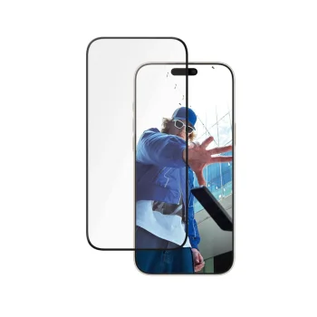 „PanzerGlass“ keraminis apsauginis stiklas „iPhone 16 Pro Max“ (Ultra-Wide Fit)
