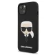 Apple iPhone 13 mini 5,4\'\' Karl Lagerfeld Silicone Karl\'s Head Case Cover, Black