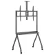 Maclean MC-114 mobilus televizoriaus stovas su ratukais, 55-100\", juodas