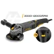 Kampinis šlifuoklis Humberg Hm-411 1200W, 125 mm su 10 diskų
