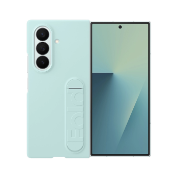 Originalus Samsung Galaxy Z Fold 7 silikoninis dėklas EF-MF966CMEGWW, šviesiai mėlynas