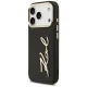 Karl Lagerfeld Karl Script Logo dėklas iPhone 17 Pro, juodas