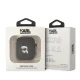 Karl Lagerfeld Silicone Karl Head 3D dėklas AirPods 1/2, juodas
