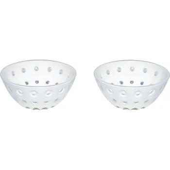 Dubenėlių rinkinys Guzzini Le Murrine, 2 vnt., 12.5 cm, baltas
