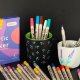 Acrylic Markers for Fabric, Stones, Glass, Waterproof, 24 pcs