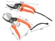 Garden Pruning Shears / Hand Secateurs for Branches and Shrubs, Orange