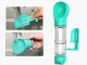 4-in-1 Portable Water and Food Bottle for Dogs and Cats, 300ml