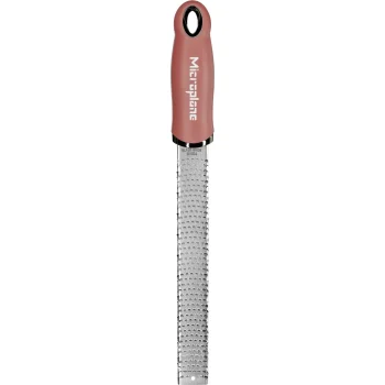 Microplane Premium Classic trintuvė citrusiniams vaisiams ir sūriui, rausva / sidabrinė