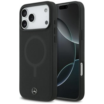 Mercedes dėklas iPhone 17 Pro Max telefonui su MagSafe, juodas