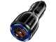 Automobilinis įkroviklis 2x USB QC 3.0, 12-24V, juodas