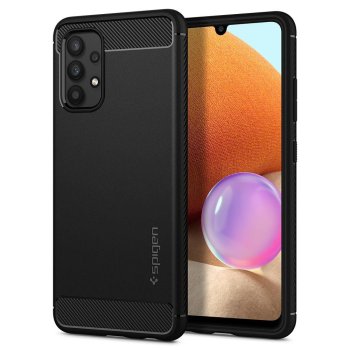 Samsung Galaxy A72 (SM-A725F/DS) Spigen Rugged Armor Case Cover, Black