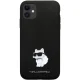 Karl Lagerfeld dėklas iPhone 11 / Xr telefonui Silicone Choupette, juodas
