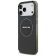 Mercedes AMG Double Layer Transparent Smoked MagSafe dėklas iPhone 17 Pro Max, juodas
