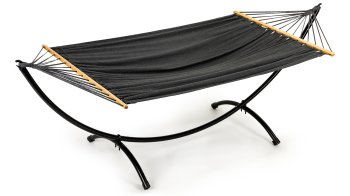 Sodo hamakas su stovu MultiGarden 296x120 cm, iki 150 kg