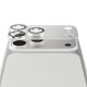 PanzerGlass Fender kameras apsauginis stiklas skirtas iPhone 17 Pro, sidabrinis